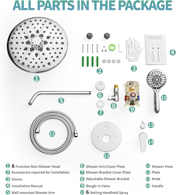 SR SUN RISE Shower Faucet - Image 8