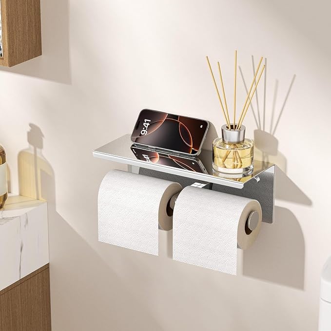FORIOUS Double Toilet Paper Holder - Image 7