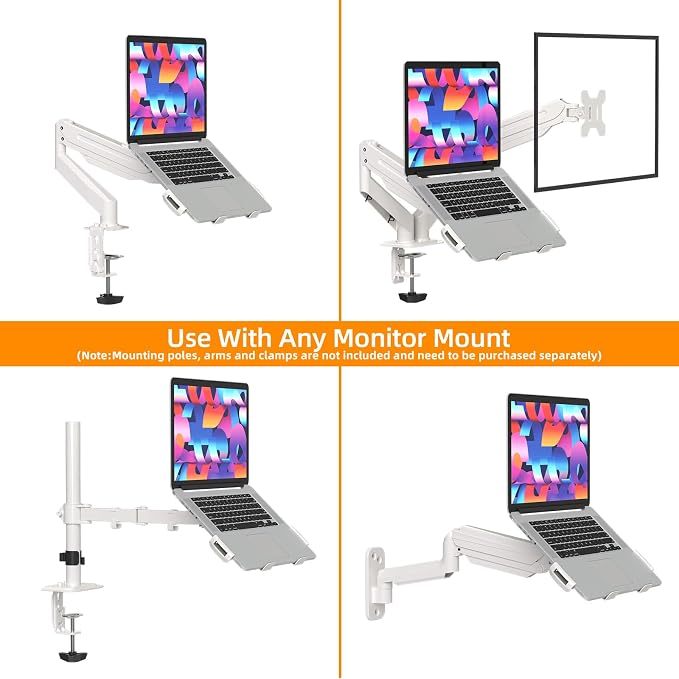 suptek Adjustable 13 to 18 inch Laptop VESA Arm Mount Tray - Image 6