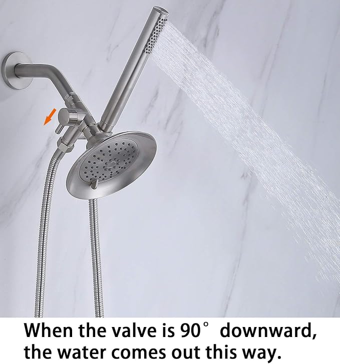 G-Promise Solid Metal Shower Arm Diverter - Image 7
