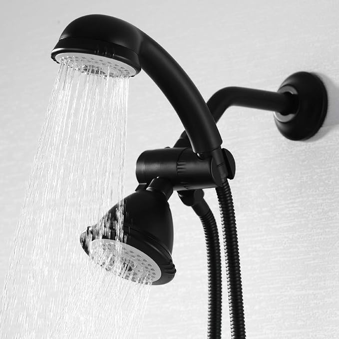 BESTILL Wall Mounted 6 Inch Extension Shower Head Arm, Shower Arm and Flange - Image 3