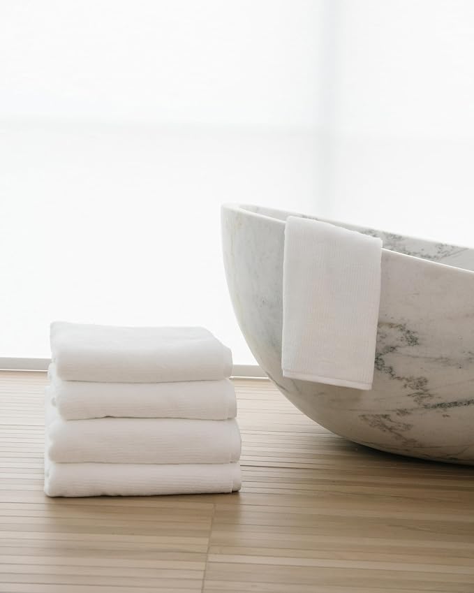 Cozy Earth Ribbed Bath Sheet Set - Image 6