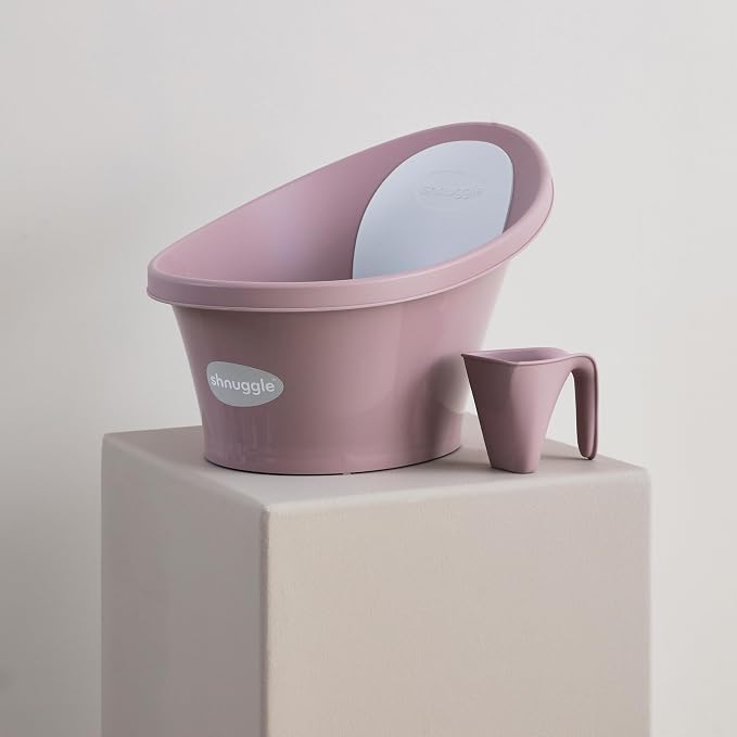 Shnuggle Newborn Baby Bath | Built in Support Bump and Soft Backrest | Suitable - Image 4