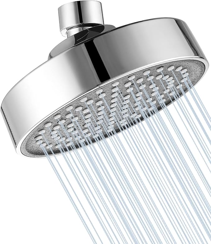 Fixed Shower Head Replacment, 1.8 GPM Fixed Showerhead Screw on Universal by Unknown