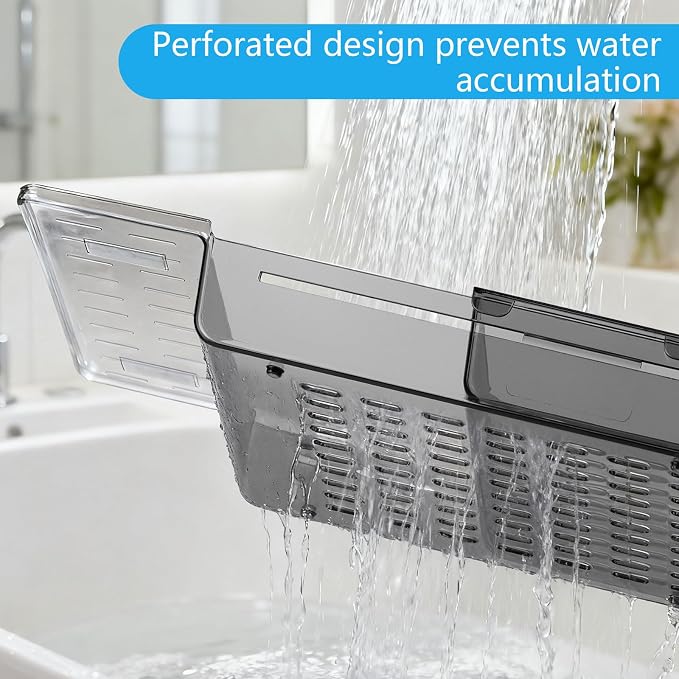 2 Pack Bathtub Tray Caddy - Image 5