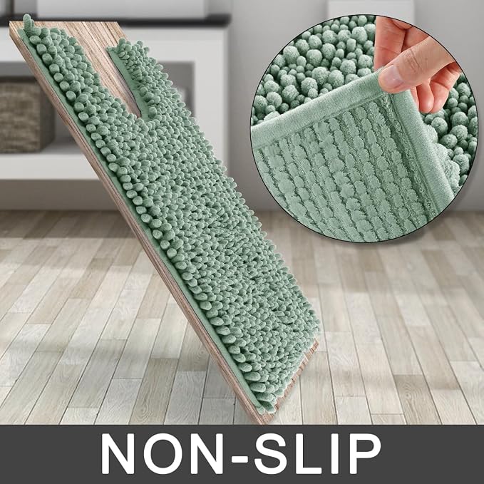 Yimobra Toilet Rug U Shaped Washable 24x20 Inch - Image 4