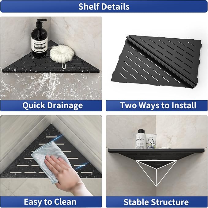 Corner Shower Shelf, Large Size - Image 3
