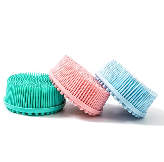 Premium Sensory Brush for Kids or Autism, Soft Silicone Body Scrubber, 2 in 1 - Image 2