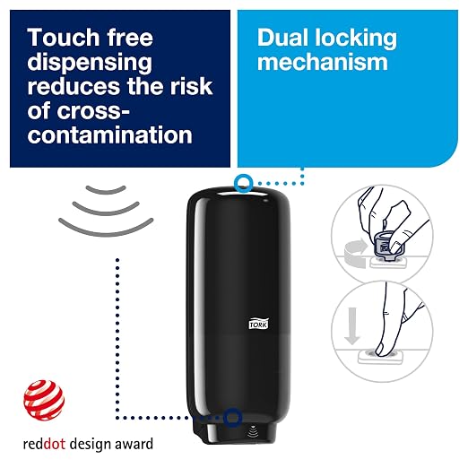 Tork Intuition Sensor Skincare Dispenser Black S4, - Image 2