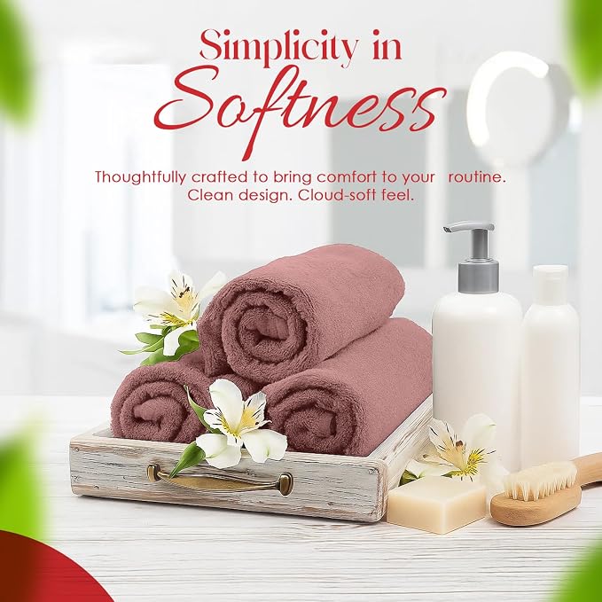 RIVERSIDE 12 Pack Premium 100% Cotton Face Washcloths, 550 GSM, 12 x 12 Inches - Image 4