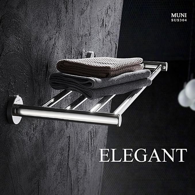 20 Inch Bathroom Towel Rack, Hotel Style Towel Racks - Image 6