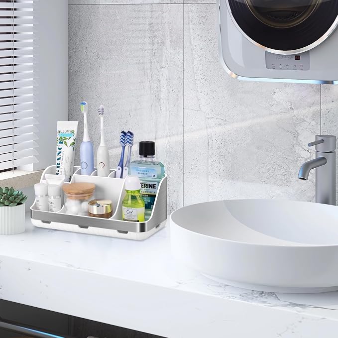 Toothbrush Holders for Bathrooms Countertop Organizer - Image 5