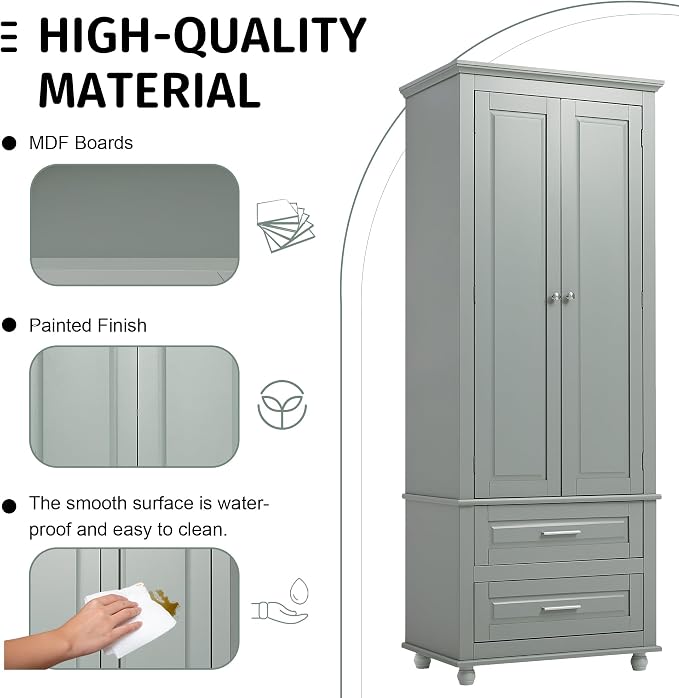 Polibi Tall Storage Cabinet - Image 4