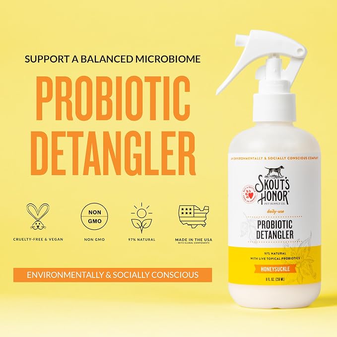 Skout's Honor Probiotic Pet Detangler Spray - Image 2