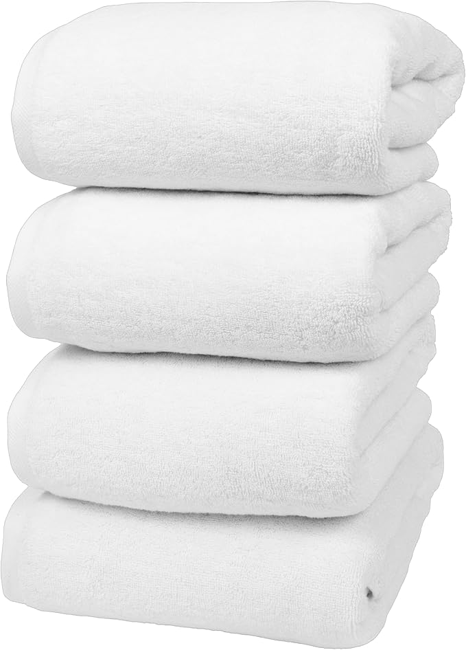 Soleil Fine Goods Luxurious 800 GSM 100% Cotton Bath Towel Set by SoleilFineGoods