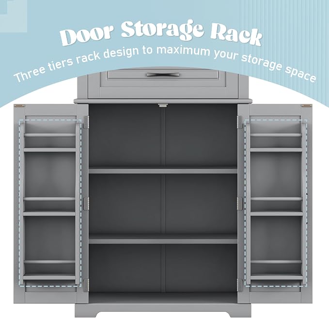 Polibi Bathroom Storage Cabinet - Image 7