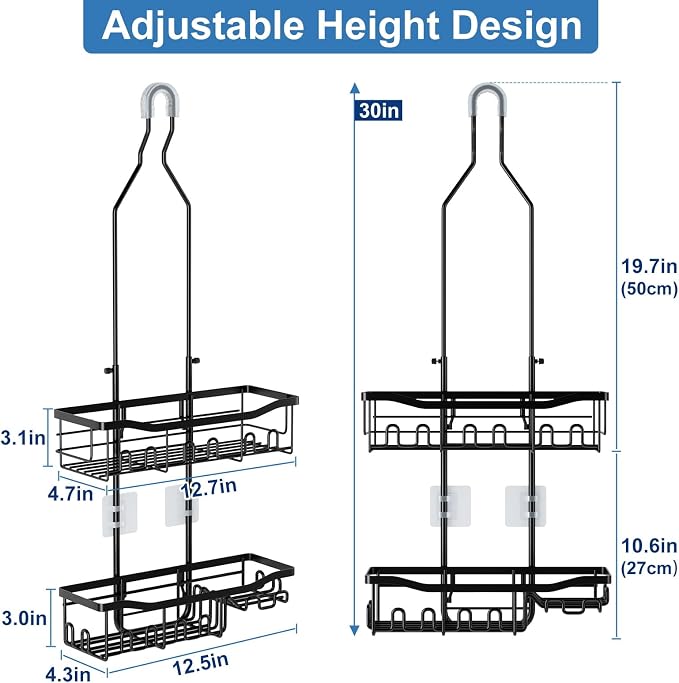 Upgraded Extended Length Shower Organizer - Image 7