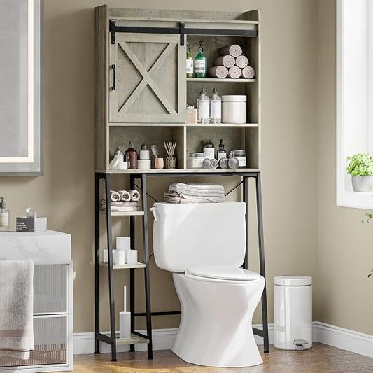 Vabches Over The Toilet Storage Cabinet, Farmhouse Storage Cabinet Over Toilet by Vabches