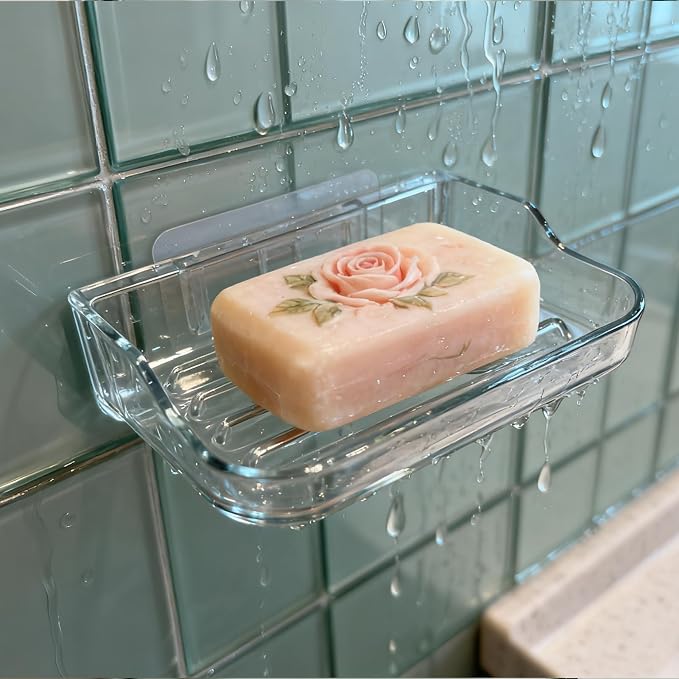 Soap Bar Holder for Shower Wall Mounted, Soap Dish Container Saver Strong - Image 7