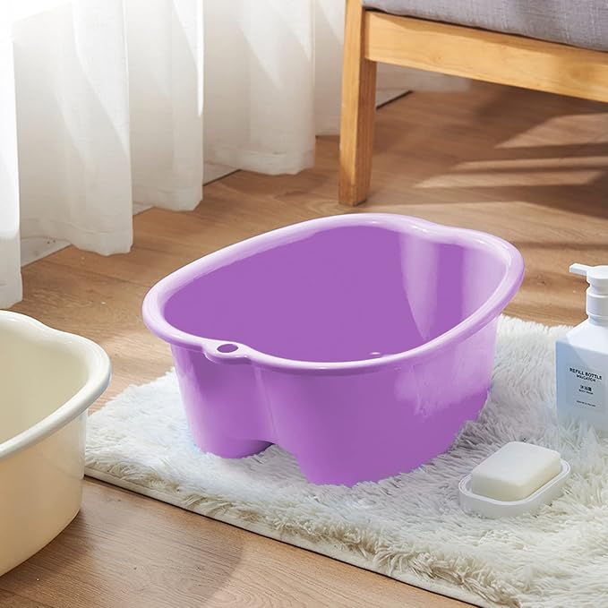 Foot Soaking Bath Basin, Large Size Feet Massager Tub, At Home Spa Pedicure - Image 5