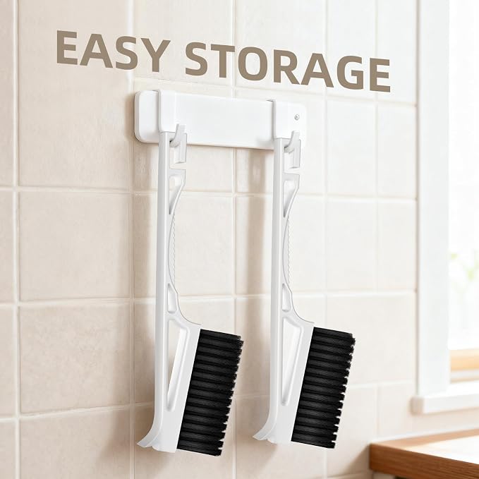 Grout Cleaner Brush V Shape, Stiff Grout Cleaning Brushes - Image 8