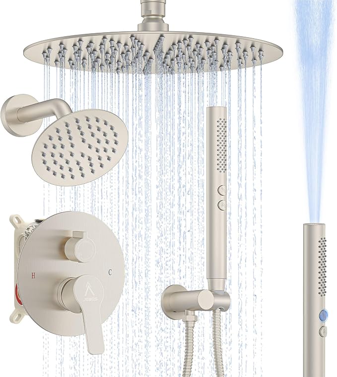 Shower System Shower Faucet Set Rainfall Shower Set by JQBQS
