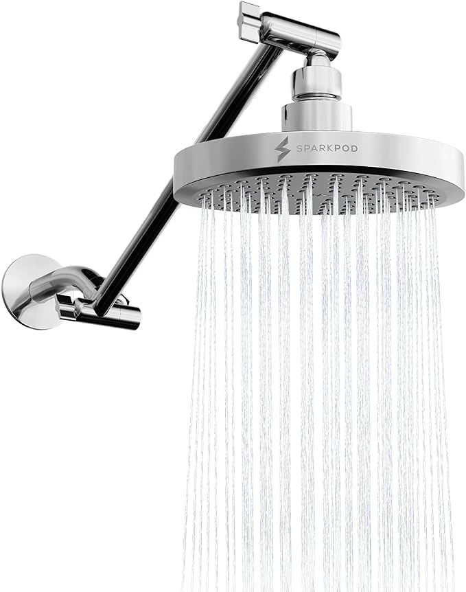 SparkPod Round Rain Shower Head by SparkPod