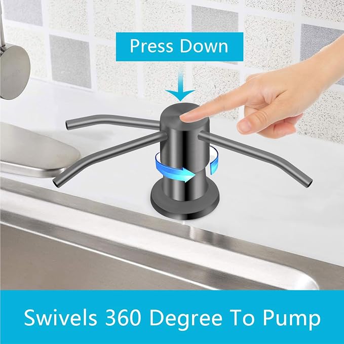 Soap Dispenser for Kitchen Sink, Kichen Sink SoapDispenser, Under Sink - Image 2