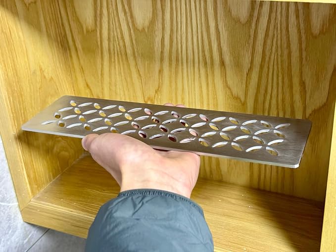 Shower Niche Shelf for Prefabricated Kerdi Board SN/-SNLT, Floral Design - Image 4