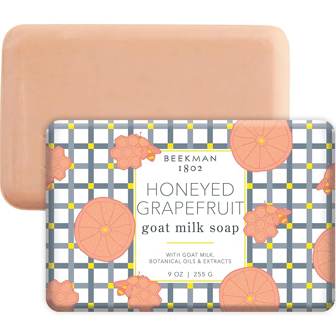 Beekman 1802 Goat Milk Soap Bar, Honeyed Grapefruit - 9 oz - Nourishes by Beekman1802
