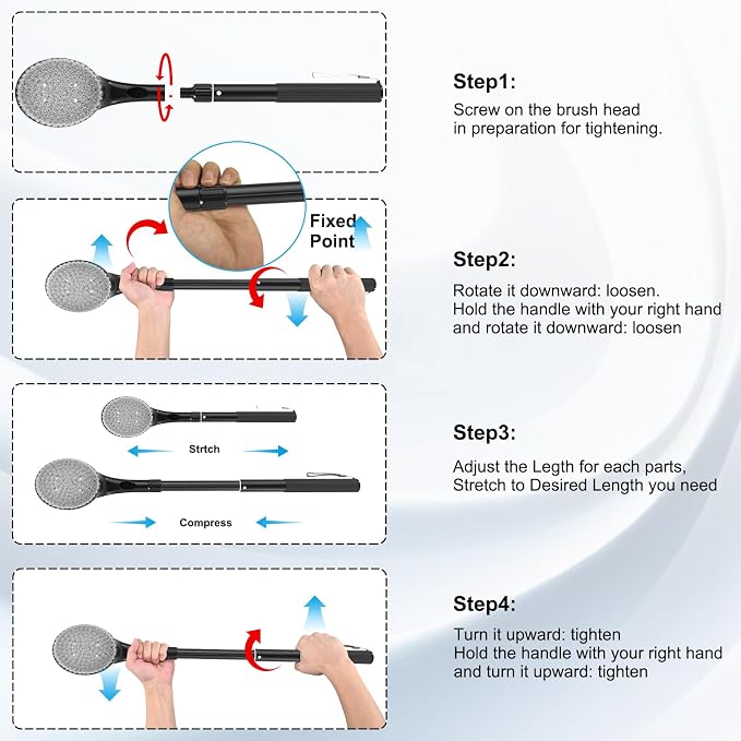 Back Scrubber for Shower, Back Scrubber for Shower for Men, Women and Elderly - Image 6