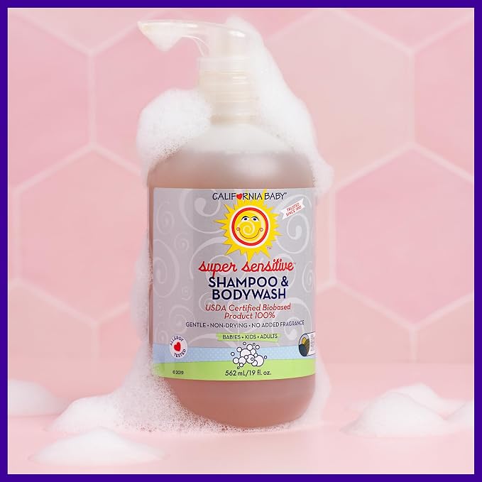 California Baby Super Sensitive Baby Shampoo and Conditioner Set | 100% - Image 5