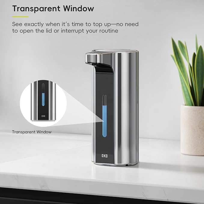 EKO Aroma Pro 13.5 fl oz Touchless Automatic Liquid Soap Dispenser, - Image 5