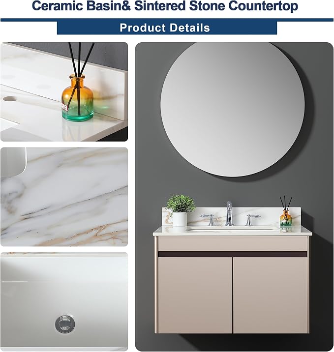 Montary 31"x 22" Bathroom Vanity Top - Image 5