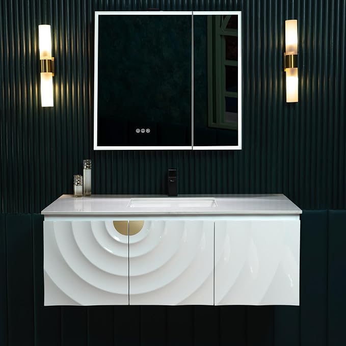 Woodbridge 48"x22" Wall Mounted Vanity - Image 5