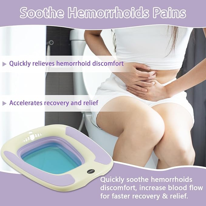 Sitz Bath, Sitz Bath for Postpartum Care, Sitz Bath for Hemorrhoids, Sitz Bath - Image 2