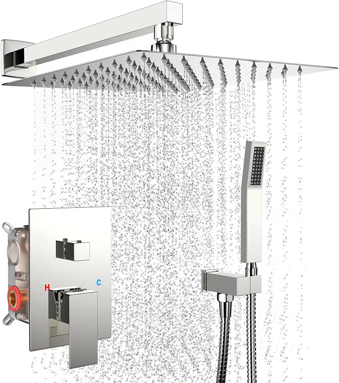 Shower System Wall Mounted 10 inch by Dlvsoby