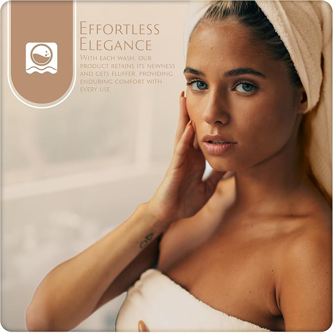MAURA Basics Bath Towel Sets for Bathroom - Image 6
