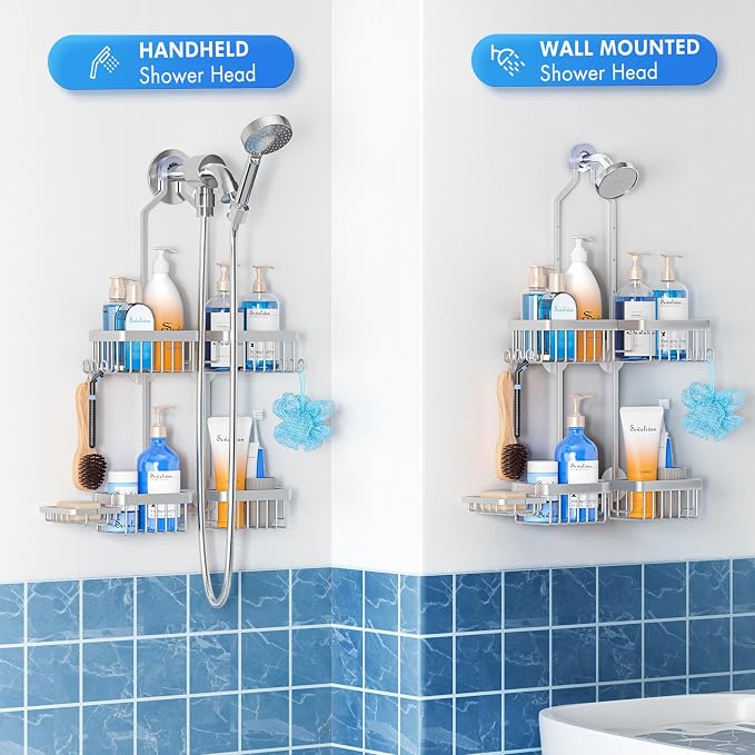 Aluminum Alloy Hanging Shower Caddy - Image 5