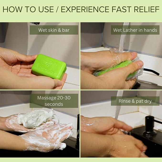 Romancy Tea Tree Antifungal Soap Bar - Image 7