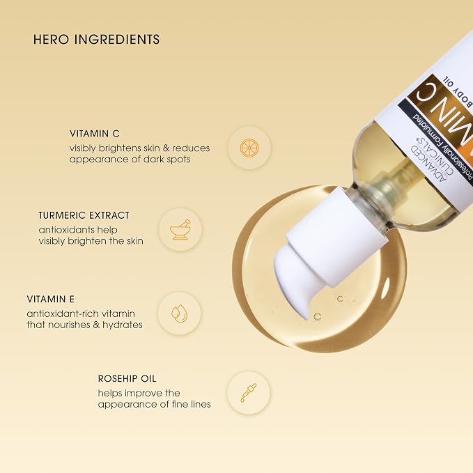 Advanced Clinicals Brightening Vitamin C Cream Moisturizer + Vitamin C Body Oil - Image 7