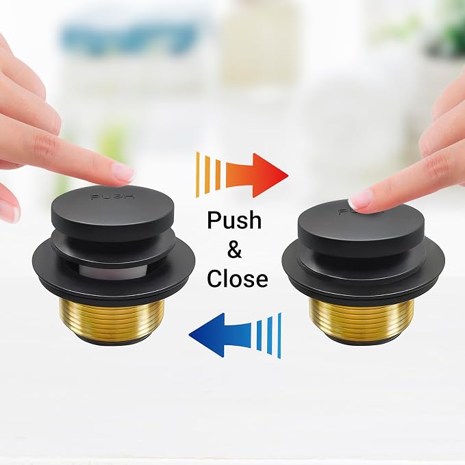Tub Stopper Bathtub Drain Kit, Metal Tip-Toe Trim Kit - Image 6