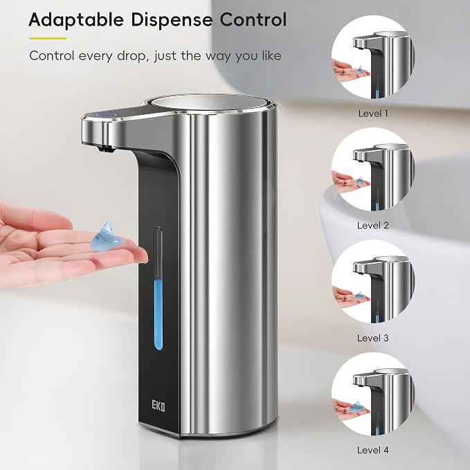 EKO Aroma Pro 13.5 fl oz Touchless Automatic Liquid Soap Dispenser, - Image 4