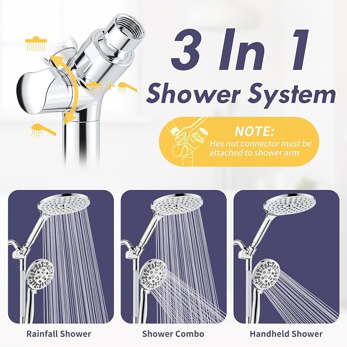 HOWUWEY Modern Dual Shower Head - Image 6