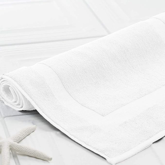 DAN RIVER Classic Cotton Bath Mats Set of 2 – Not a Bathroom Rug, Ultra Soft - Image 6