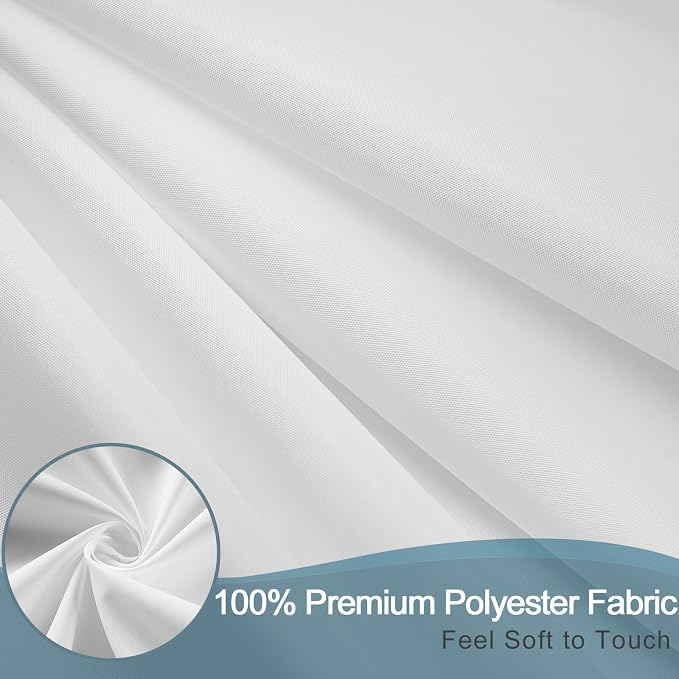 AooHome Fabric Shower Curtain, 36 Width x 72 Height Inch Stall Size Bathroom - Image 3