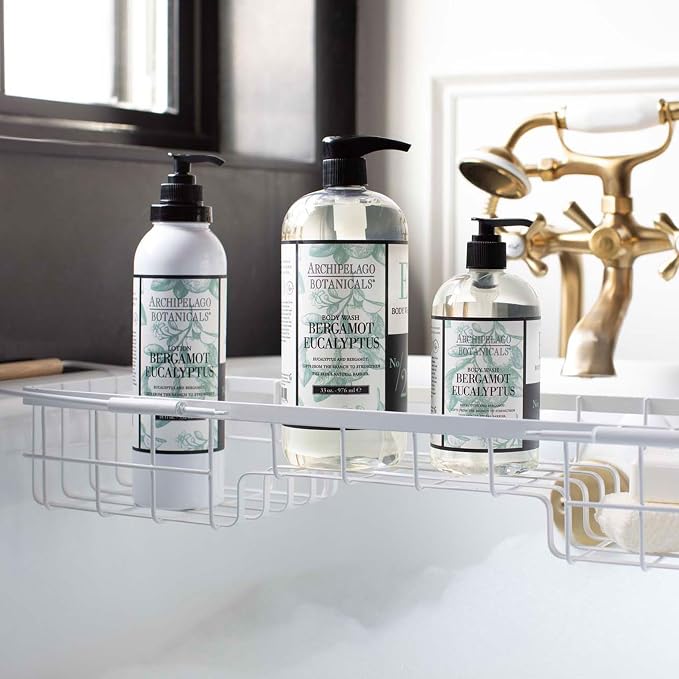 Archipelago Botanicals Bergamot Eucalyptus Lotion, Hydrating Lotion - Image 3