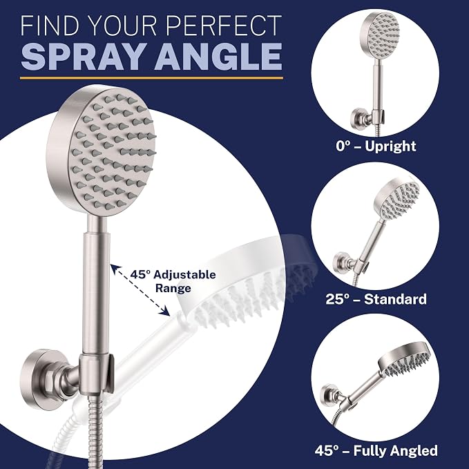 HammerHead Showers Solid Metal Handheld Showerhead Holder Wall Mount, - Image 4