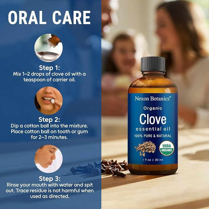Organic Clove Essential Oil 30 ml - Image 3