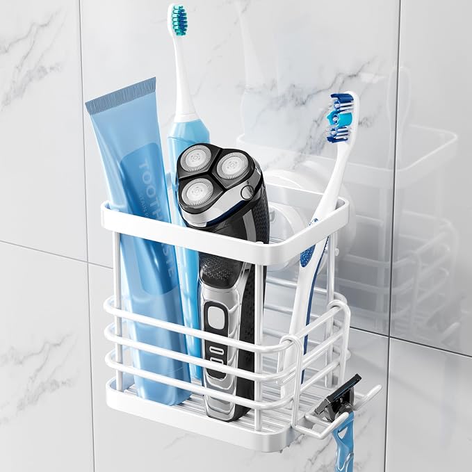 TAILI Patented Suction Cup Toothbrush Holder, Stainless Steel Anti-Puddling by TAILI